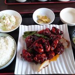 中国家庭料理 香福園 - 黒酢豚定食