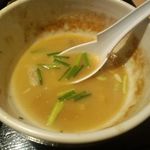 つけ麺 道 - スープ割り