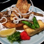 瀬戸内料理 たか福 - カレイの唐揚げ