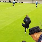 秩父宮ラグビー場 売店 - モセ選手。楽しみにしてたけどこの日出場はありませんでした。