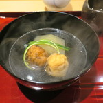 銀座 しのはら - 冬瓜と海老入りのひろうす