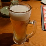 さかなや道場 三代目網元 - ドリンク写真:生中