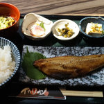 イカリヤ - 焼き魚定食（ホッケ）780円