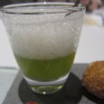 ユニッソン デ クール - セロリのジュレと泡、さつまいものコロッケ、パテ、グリュイエールＵＰ１