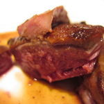 ユニッソン デ クール - ラカン仔鳩 秋茄子と落花生のパンケーキ 見山のクレソンＵＰ１