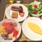 Restaurant Harel - 180901土　北海道　レストランハレル　勝手丼他