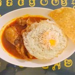 ロイヤルグリーン レストランアンドバー - チキンライスワンプレート(上から)