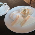 cafe　箜羅 - ブレンドコーヒー・サンドイッチモーニング