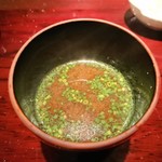 東麻布 天本 - 赤出汁