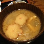 たぬ金亭 - たぬ金亭　味噌汁付き