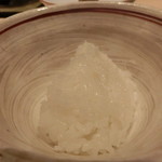 寿司と日本料理 銀座 一 - 見事に立ったご飯、素晴らしい！