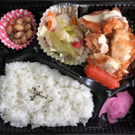 Nikoniko Hompo - 07. 唐揚げ辛マヨソース弁当♪