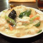 楼蘭 - 餡かけ海鮮焼きそば