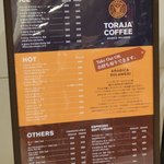 TORAJA COFFEE - メニュー