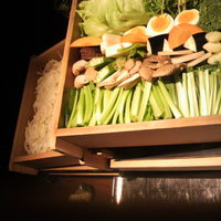 神戸プレジール 本店 - せいろ蒸しの野菜の段。