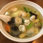 台湾屋台 - 海鮮塩麺（756円）