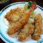 かつれつ四谷たけだ - カキミックス定食