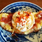 ブリコラージュ ブレッド アンド カンパニー ダイニング・カフェ - アリスの卵、マッシュポテトとトスカーナ産プロシュート、ローズマリーの香りのブリコラージュブレッドタルティーヌ。新作♡ 20181017