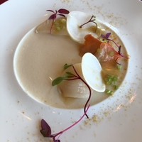 レストラン鳥居平 - オードブル：魚介のマリネ。