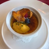 レストラン鳥居平 - デザート：かぼちゃのブリュレ。