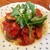 BIG FOOT - 茄子とルッコラとベーコンのトマトソース スパゲティ