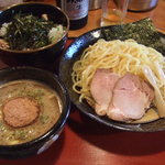 実咲庵 - にぼしつけ麺　650円