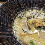 眞鯛 沼津港 - 半分食べたところでお出汁をかけていただきました