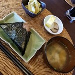 樹々 - ランチおにぎりセット 680円