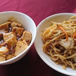 中国料理バイキング 孫悟空 - 麻婆豆腐、焼きそば