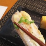 玄海鮨 - エビの炙り