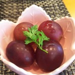 玄海鮨 - デザート  ブドウ