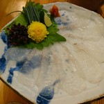 露石 - ヒラメ薄造り