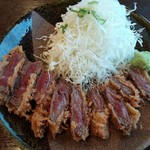 三角屋 射水店 - 牛カツ定食(並)