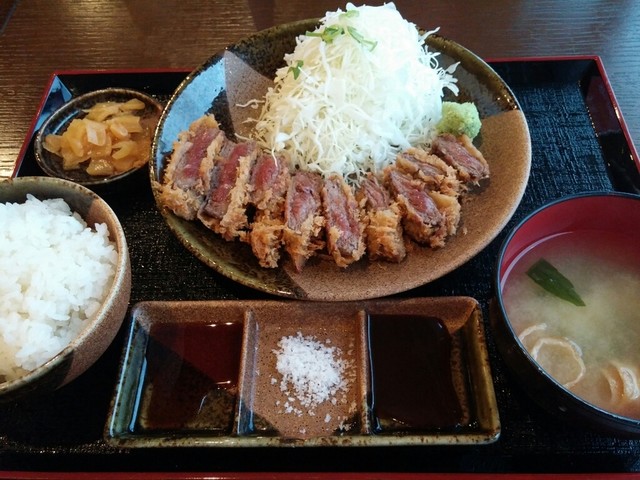 冷たい 牛カツ By Sensual 三角屋 射水店 能町口 とんかつ 食べログ