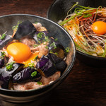 禅 - 肉茄子丼セット