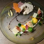 ビズ - イベリコ豚のパテドカンパーニュ　無花果　パルメザンチーズ