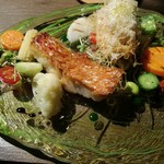 ビズ 神楽坂 - 金目鯛のうろこ焼き