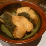 みよし - ヒラメの唐揚げを酢に漬けたもの