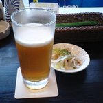 ジーコネクション - シャンディガフ（飲みかけ・笑）＋お通し？