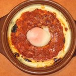 サイゼリヤ - 半熟卵のミラノ風ドリア・368円