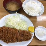 とんかつ山家 - 上ロースかつ定食@1,200円