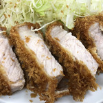 とんかつ山家 - 上ロースかつの断面