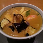 若鯱家 - カレーうどん揚げ茄子トッピング