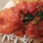 グルガオン - 具の海老と白身魚