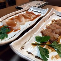 たらふく 梅田堂山店 - 焼き用、河豚、きのこ、鱧