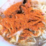 ラーメン二郎 - 一味投下～♪