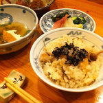 Shikino Oden - 最後にかやくご飯をいただきました。