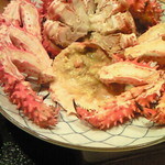 鮨処 鷹 - 1 花咲きカニ内子持ち。ボイル。