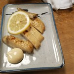 一月家 - 伊勢の名物？さめタレ。鮫です。美味！！