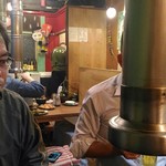 デンスケ 天満店 - お店の雰囲気最高。オジサマ少し写ってごめんなさい(笑)